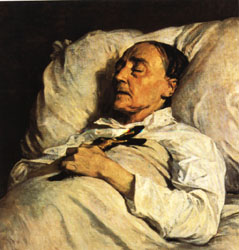 Henri Regnault Mme. Mazois ( The Artist s Great-Aunt on Her Deathbed )